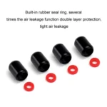 4pcs/set Aluminium Alloy Auto American Style Tyre Capsule Valve Cap - Image 4