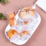 White Lace Bow Biscuit Self-Adhesive Bags Baking Packaging - Image 6