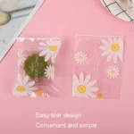 Daisy Pattern Cookie Packaging Bags Snack Machine Sealable Bags - Image 2