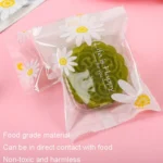Daisy Pattern Cookie Packaging Bags Snack Machine Sealable Bags - Image 3