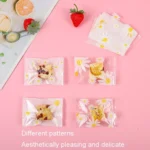 Daisy Pattern Cookie Packaging Bags Snack Machine Sealable Bags - Image 5