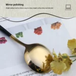 2pcs /Pack Stainless Steel Glossy Mirror Flatware Gift Set - Image 3