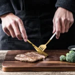 2pcs /Pack Stainless Steel Glossy Mirror Flatware Gift Set - Image 5