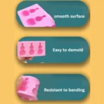 Little Bee Silicone Mold Fondant Chocolate Cake Mold - Image 4