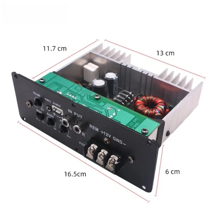 TBD06041860_B3.webp Car Audio Modification Ultra-thin Subwoofer Audio Amplifier Board RMS80W - Image 4