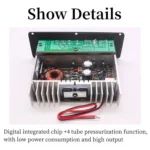 Car Audio Modification Ultra-thin Subwoofer Audio Amplifier Board RMS80W - Image 6