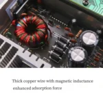 Car Audio Modification Ultra-thin Subwoofer Audio Amplifier Board RMS80W - Image 8