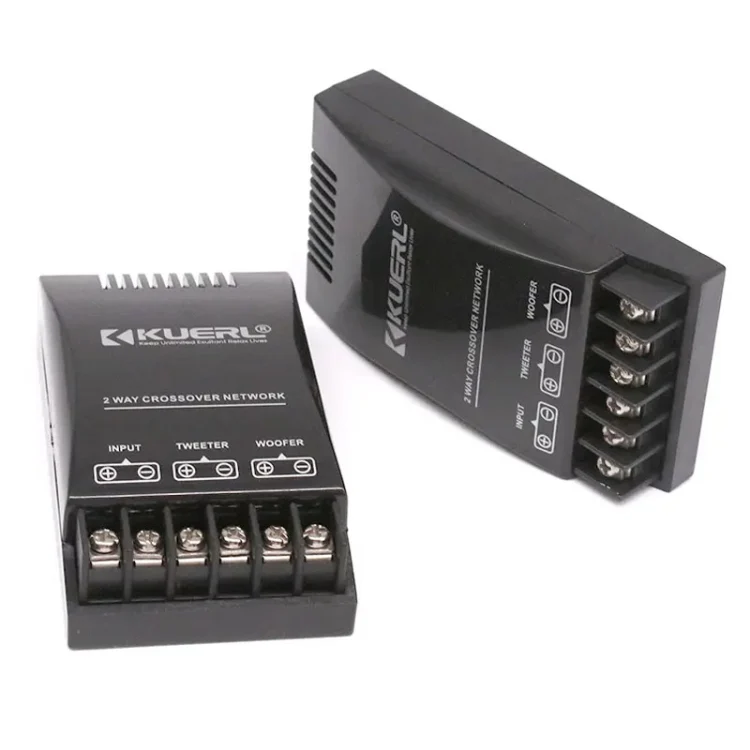 TBD06041866_1.webp KUERL 2 Way Car Audio Frequency Divider Stereo Car Speaker Crossover Filter - Image 2