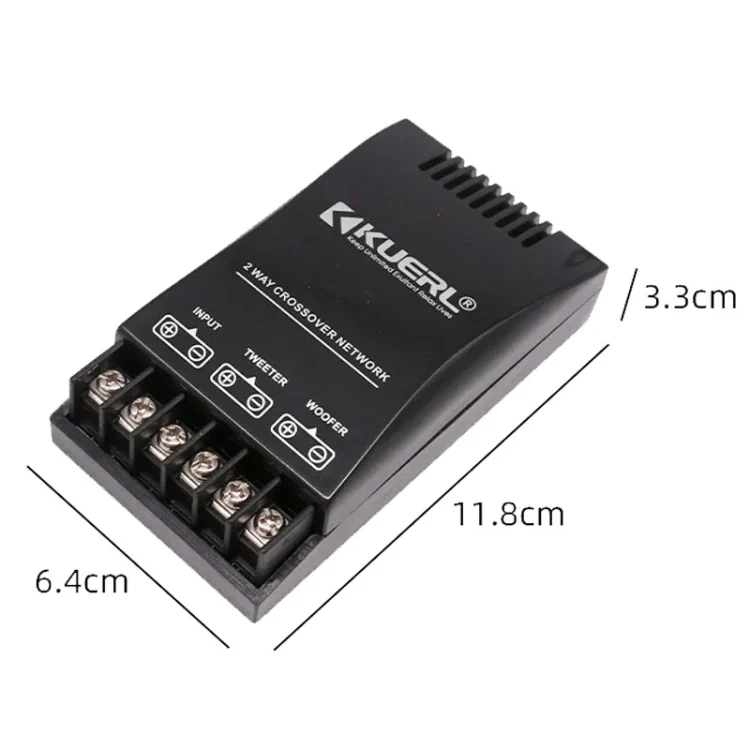 TBD06041866_5.webp KUERL 2 Way Car Audio Frequency Divider Stereo Car Speaker Crossover Filter - Image 6