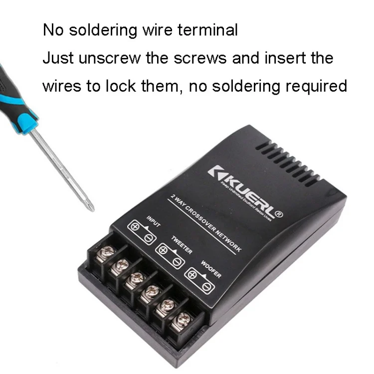 TBD06041866_6.webp KUERL 2 Way Car Audio Frequency Divider Stereo Car Speaker Crossover Filter - Image 7