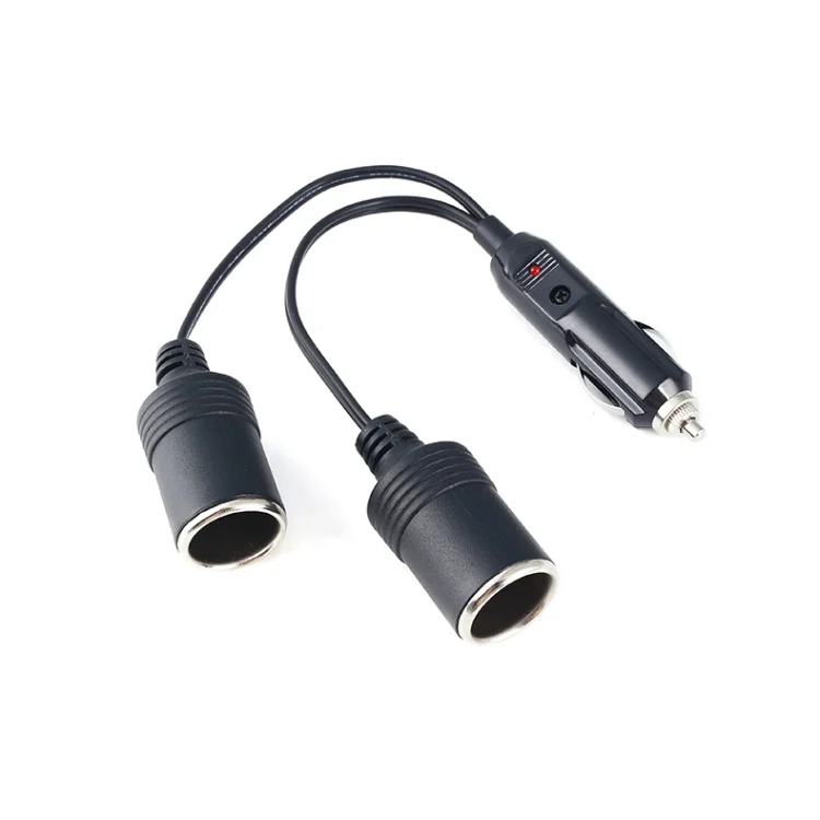 TBD06041873.webp Copper Car Cigarette Lighter Extension 12/24V 10A General 1 Drag 2 Car Charging - Image 1