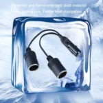 Copper Car Cigarette Lighter Extension 12/24V 10A General 1 Drag 2 Car Charging - Image 5
