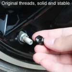 4pcs /Set Skeleton Metal Tire Valve Caps Automobile Modification Universal Valve Core Cover - Image 4