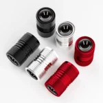 4pcs /Set Smile Metal Tire Valve Caps Automobile Modification Universal Valve Core Cover - Image 2