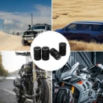 4pcs /Set Smile Metal Tire Valve Caps Automobile Modification Universal Valve Core Cover - Image 4