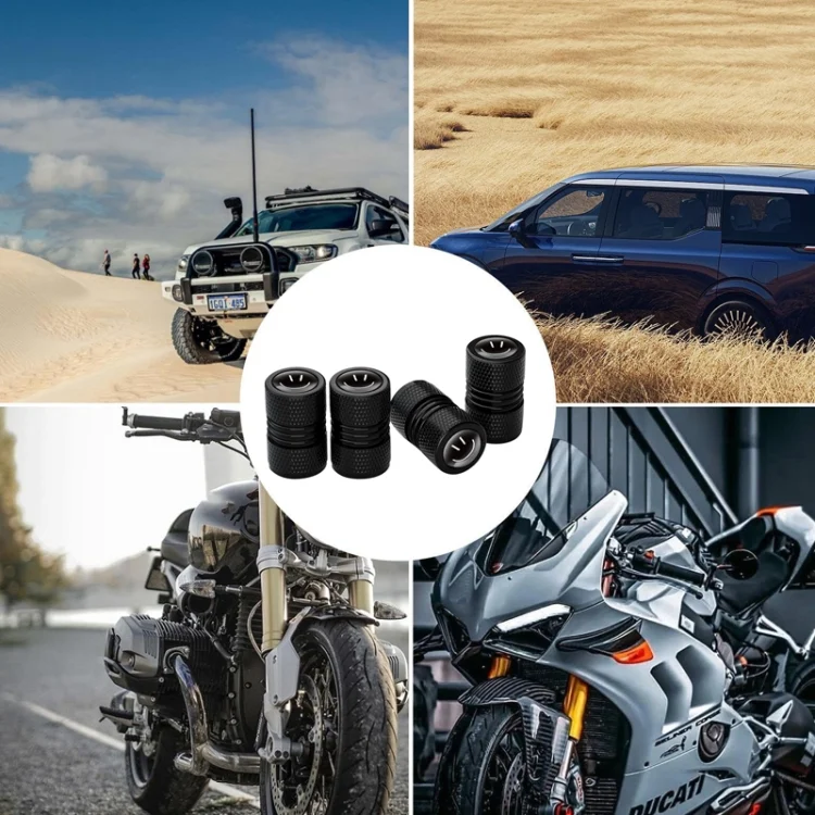 TBD06041881_B3.webp 4pcs /Set Smile Metal Tire Valve Caps Automobile Modification Universal Valve Core Cover - Image 4