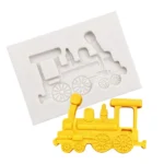 Classic Car Train Silicone Fondant Cake Mold Baking Decoration Tools
