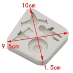 Astronaut Planet Rocket Silicone Fondant Chocolate Mold Cake Decorating Accessories Tools - Image 3