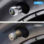 4pcs /Set Car Labeled Metal Tire Valve Caps Automobile Universal Modified Valve Covers - Image 6