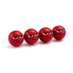 4pcs /Set Devil Ball Tire Valve Caps Automotive Universal Modification Valve Covers