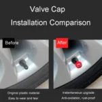 4pcs /Set Devil Ball Tire Valve Caps Automotive Universal Modification Valve Covers - Image 7