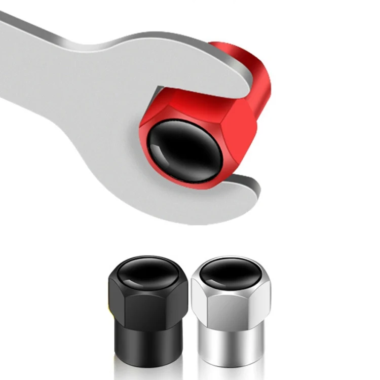 TBD06041901_B1.webp 4pcs /Set Hexagonal Metal Tire Valve Caps Automobile Universal Modified Valve Covers - Image 2