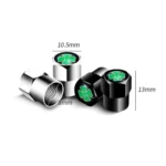 4pcs/set Guardian Clover Decorative Car Tire Valve Cap - Image 2
