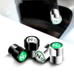 4pcs /Set N2 Metal Tire Valve Caps Automobile Universal Modified Valve Covers - Image 2