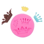 Crown Shape Cake Decorating Mold DIY Chocolate Fondant Silicone Mold Clay Tools - Image 3