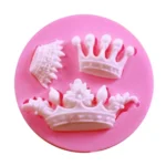 Crown Shape Cake Decorating Mold DIY Chocolate Fondant Silicone Mold Clay Tools - Image 4