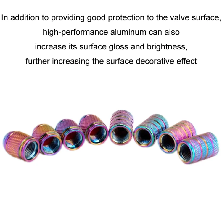 TBD06041940_B2.webp Car Bicycle Tire Aluminum Alloy Dustproof Valve Cap - Image 3