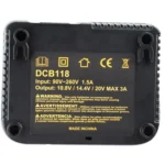 DCB118 For Dewalt 12V-20V Electric Tool Battery Charger - Image 3