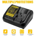 DCB118 For Dewalt 12V-20V Electric Tool Battery Charger - Image 5