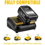 DCB118 For Dewalt 12V-20V Electric Tool Battery Charger - Image 7