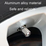 4pcs /Set Headset Skeleton Metal Tire Valve Caps Automobile Universal Modified Valve Covers - Image 6