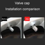 4pcs /Set Headset Skeleton Metal Tire Valve Caps Automobile Universal Modified Valve Covers - Image 7