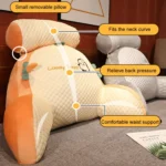 Bedside Cushion Soft-Packed Waist Pillow Sofa Tatami - Image 3