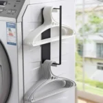 Wall Mounted Metal Clothes Hanger Storage Rack Multifunctional Shelf for Closet - Image 5