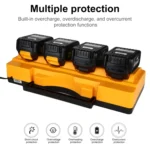 DCB104 Portable Fast Charger 12V-20V Electric Tool Lithium Battery Charger, For Dewalt DCB127 / DCB200 / DCB205 / DCB206 - Image 5