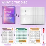 100 Day Savings Challenge A5 Loose Leaf Cash Budget Notebook - Image 4