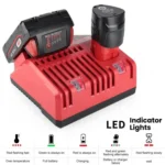 M12-18C For Milwaukee 18V Power Tools Battery Charger - Image 3