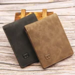 MenBense Men Short Wallet Retro Frosted Multi Card Wallet - Image 2
