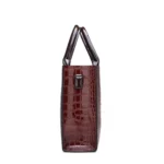 3-in-1 Women Handbag Simple Versatile Crocodile Pattern Large Shoulder Bag - Image 5