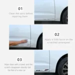 MCPP 2pcs /Pack Car Scratches Abrasive Cloth Automotive Scratch Removal And Repair Wipe - Image 9