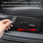 For Tesla Model3/Y Car Seat Left-Hand Co-Pilot Modification Button - Image 5