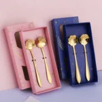 2pcs /Pack Stainless Steel Spoon And Fork Cutlery Set - Image 6
