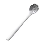 Stainless Steel Coffee Stirring Spoon Ice Cream Cartoon Cat Paw Spoon