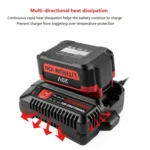 For Craftsman CMCB202 / CMCB204 / CMCB209 Electric Tool 20V Lithium Battery Charger - Image 6