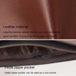 MenBense Men Wallet Casual Coin Purse Large Capacity Money Clip - Image 3