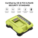 36-40V Tool Cutting Machine Battery Charger, For RYOBI PO401 / PO403 / PO400 - Image 5